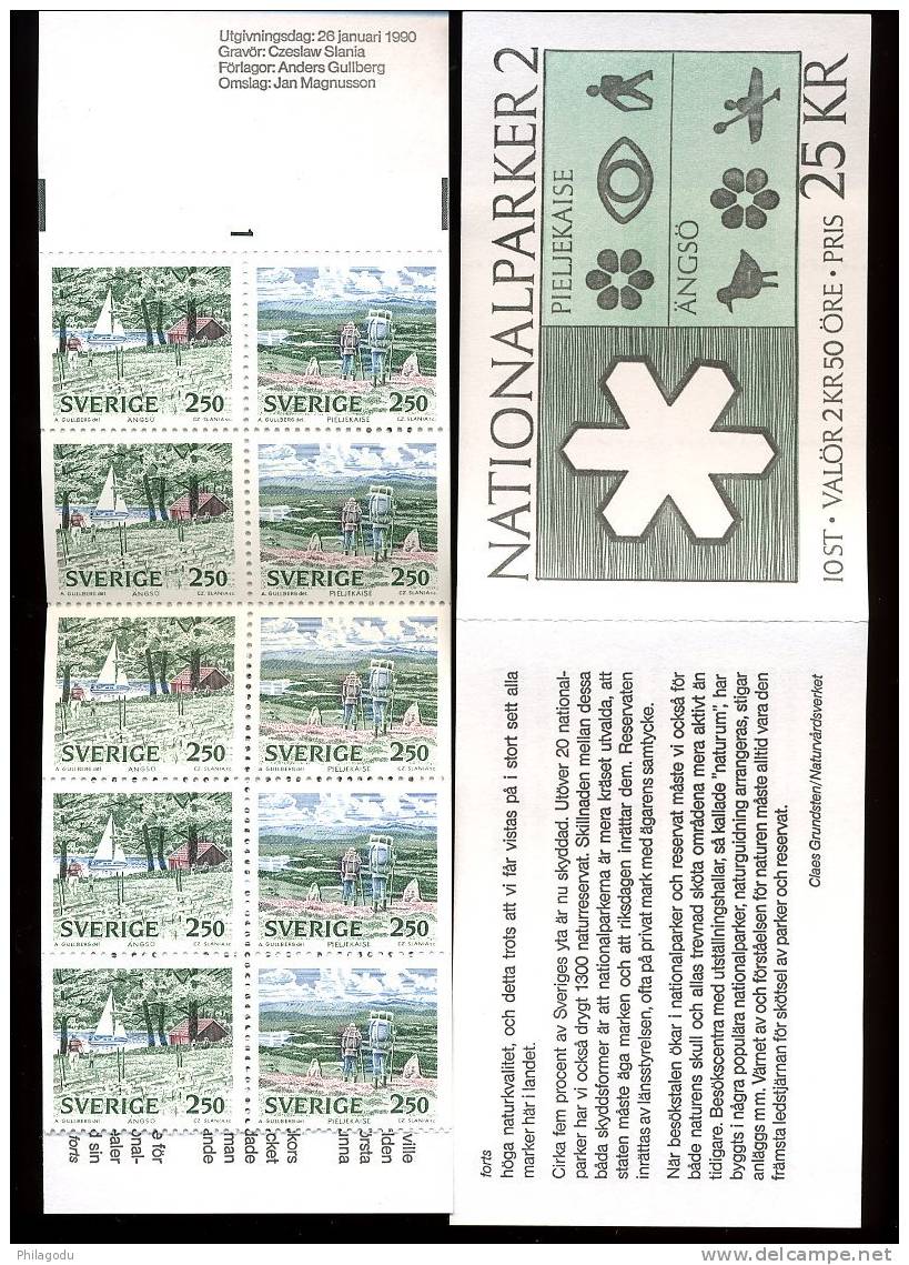 PARC NATIONAL     YV. C.1566/67 **  2  Carnets Complets Michel 1582/1583 - Unused Stamps