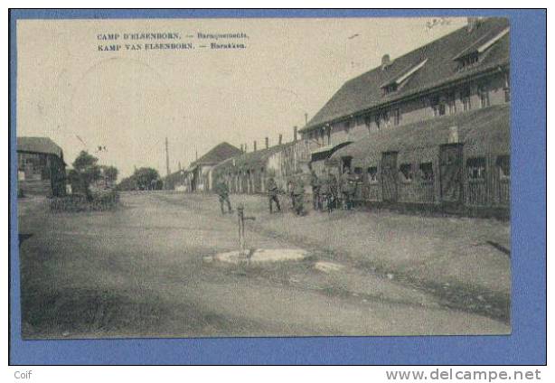 Kaart Camp D´Elsenborn (BARAQUEMENTS),  Stempel Postes Militaires Belgique 10 Op 20/4/1921 - Cartas & Documentos