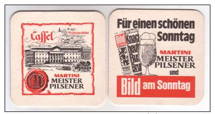 Martini Brauerei Kropf Kassel Cassel , Wilhelmshöhe - Bild Am Sonntag - Bierdeckel