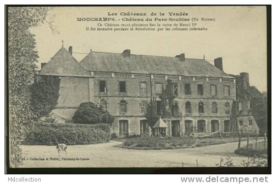 85 MOUCHAMPS /            Château Du Parc-soubise       / - Autres & Non Classés