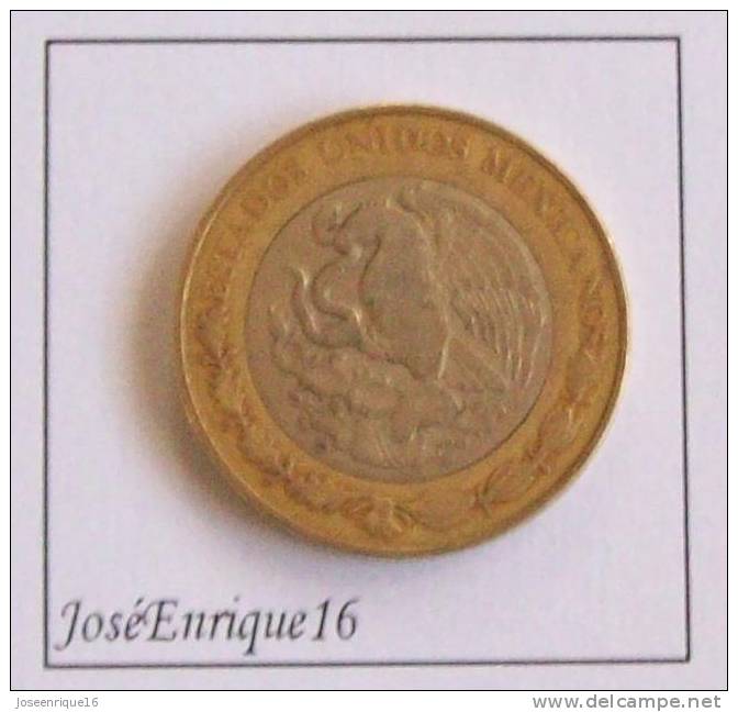 1998 MEXICO 10 PESOS  MONEDA BIMETALICA  Bimetallic Coins - Pièces Bimétalliques - Mexico