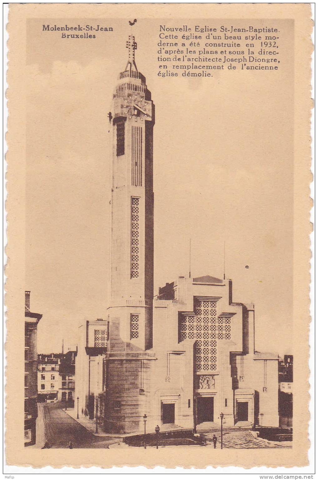 MOLENBEEK ST JEAN Nouvelle église St Jean-baptiste - St-Jans-Molenbeek - Molenbeek-St-Jean