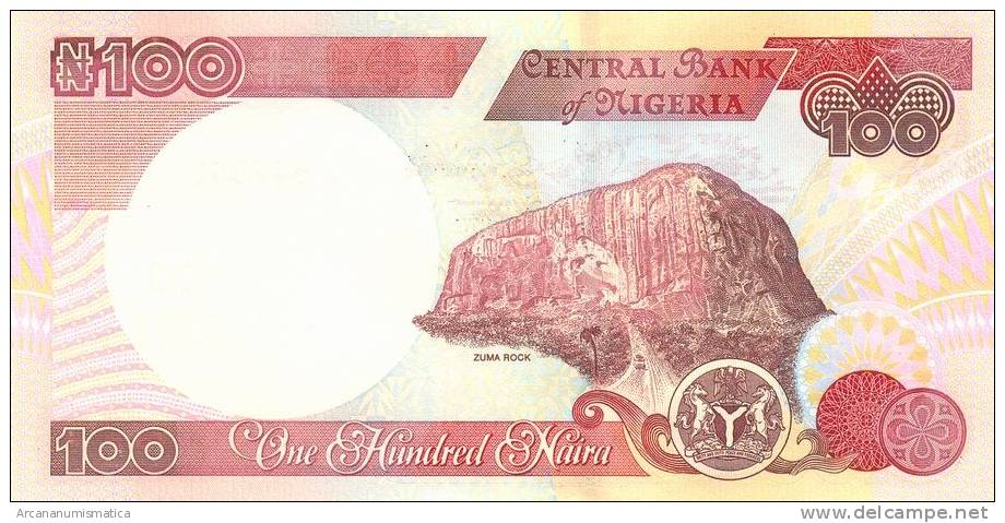 NIGERIA   100  NAIRA  2.010  2010   SC/UNC    KM#28K        DL-8710 - Nigeria