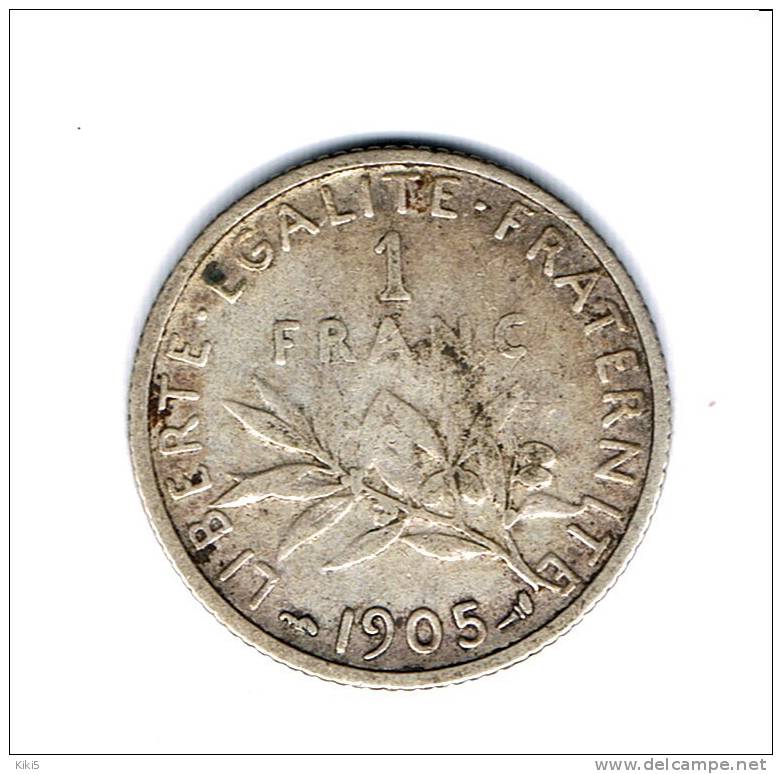 1.F SEMEUSE  1905  (argent) - Autres & Non Classés