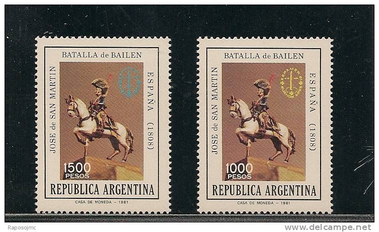 Argentina, Caballos 1981. - Nuevos