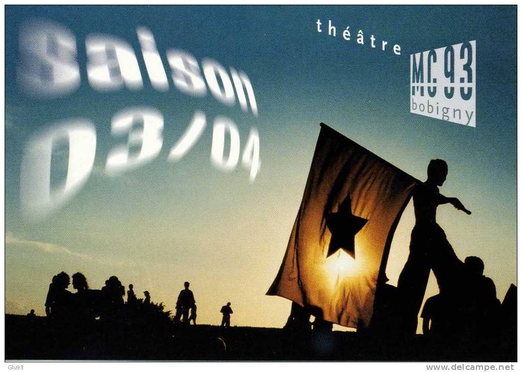 Lot 2 CPM - Bobigny (93) - Carte Pub - Théâtre MC 93 - 2003-04 - Peony Pavilion 1998 - Bobigny