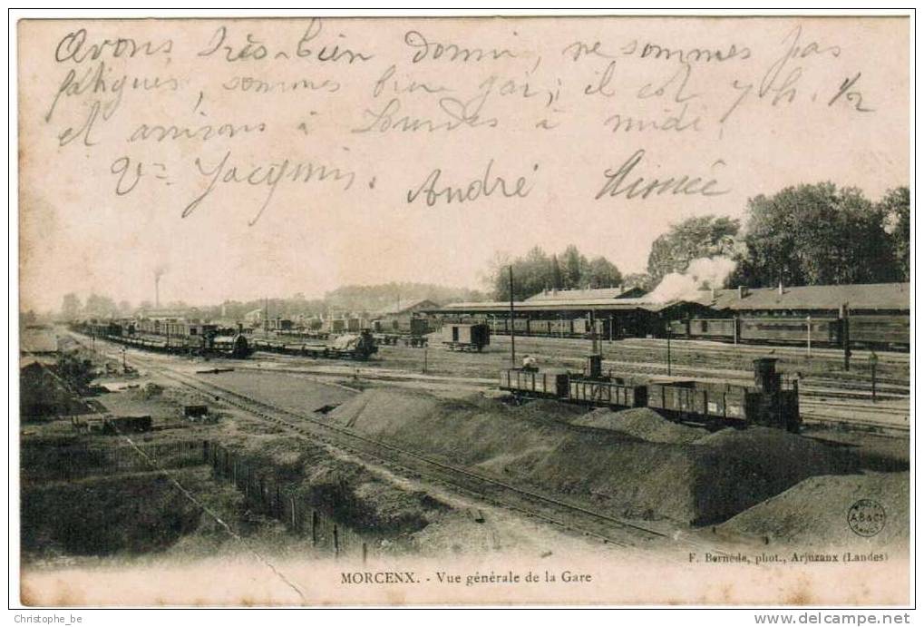 CPA Morcenx, Vue Générale De La Gare (pk1210) - Morcenx