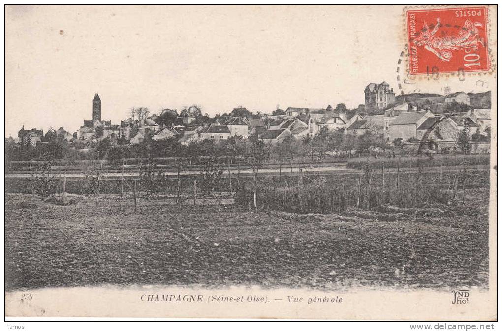 CHAMPAGNE (SEINE ET OISE) VUE GENERALE - Champagne Sur Oise
