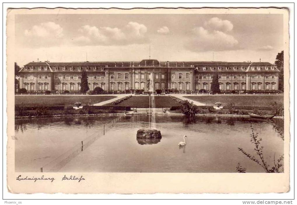 GERMANY - Ludwigsburg , Sight On The Castle, Year 1939 - Ludwigsburg