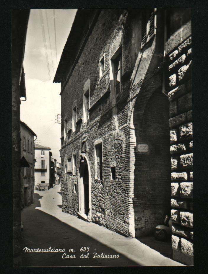 3884-MONTEPULCIANO(SIENA)-CASA DEL POLIZIANO-FG - Siena