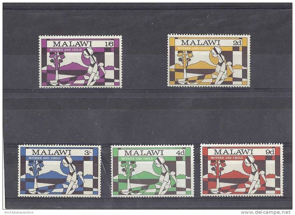 Malawi, Serie 5, Year 1970, SG 363-367, Christmas, MNH/PF - Malawi (1964-...)