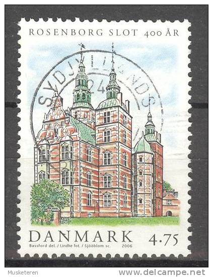 Denmark 2006 Mi. 1428  4.75 Kr Castle Schloss Rosenborg Deluxe Cancel !! - Oblitérés