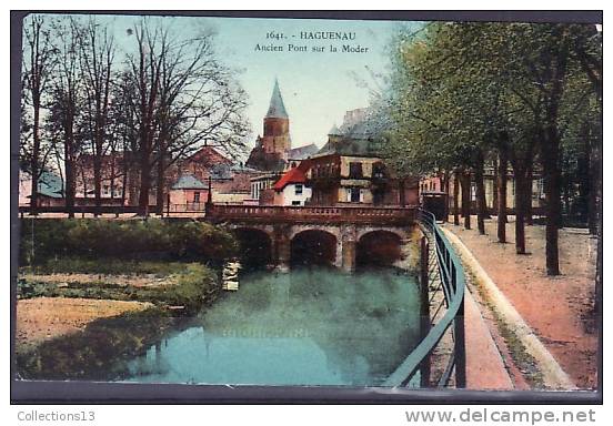 BAS RHIN - Haguenau - Ancien Pont Sur La Moder - Haguenau