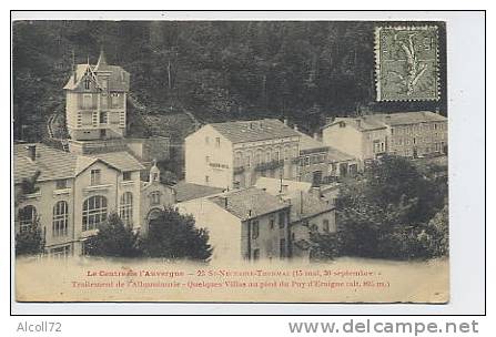 ST NECTAIRE Thermal ( 15 Mai - 30 Septembre ) Traitement De L'albuminerie - Quelques Villas Au Pied Du Puy D'Eraigne - Saint Nectaire