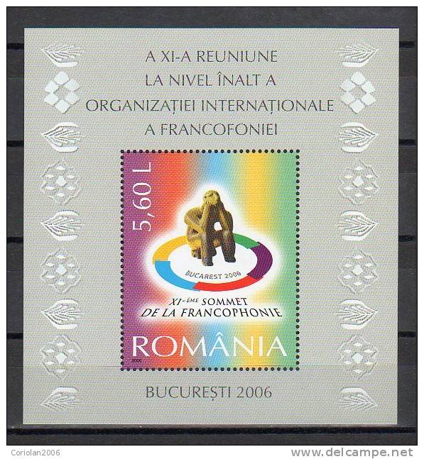 Romania 2006 / La Francophonie - S. S. - Autres & Non Classés