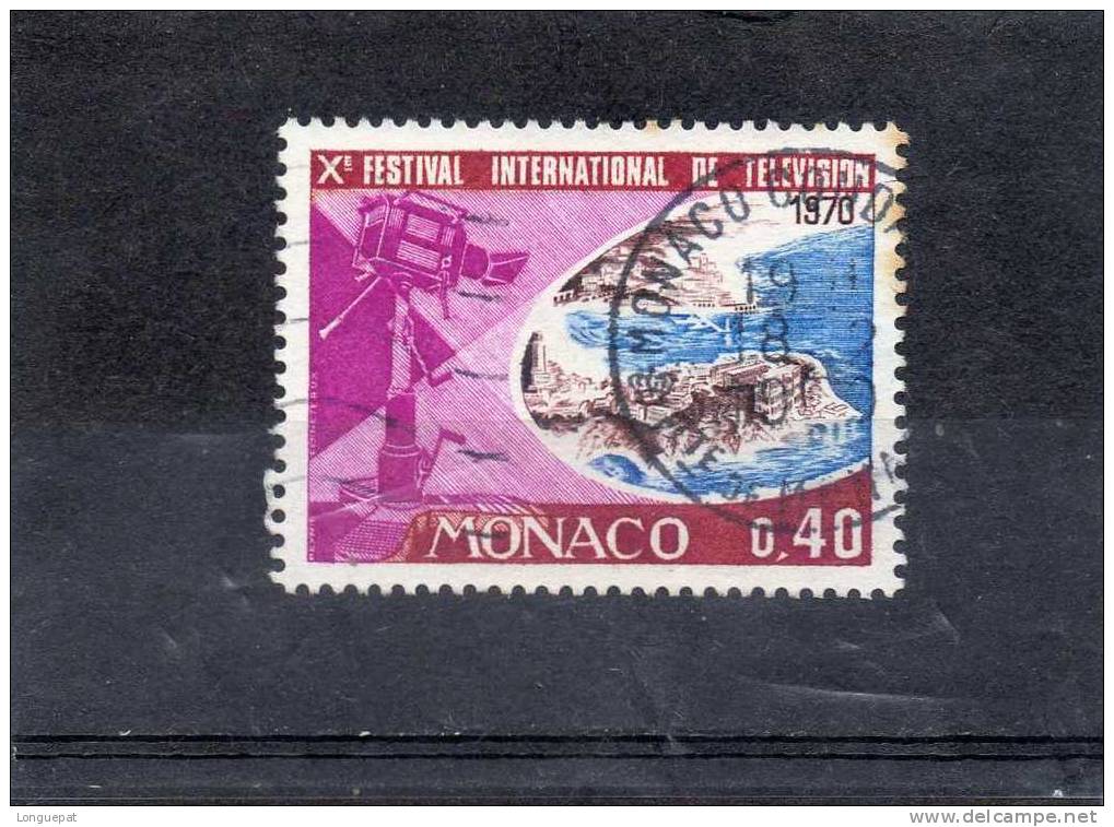 MONACO : Xè Festival International De Télévision - Used Stamps