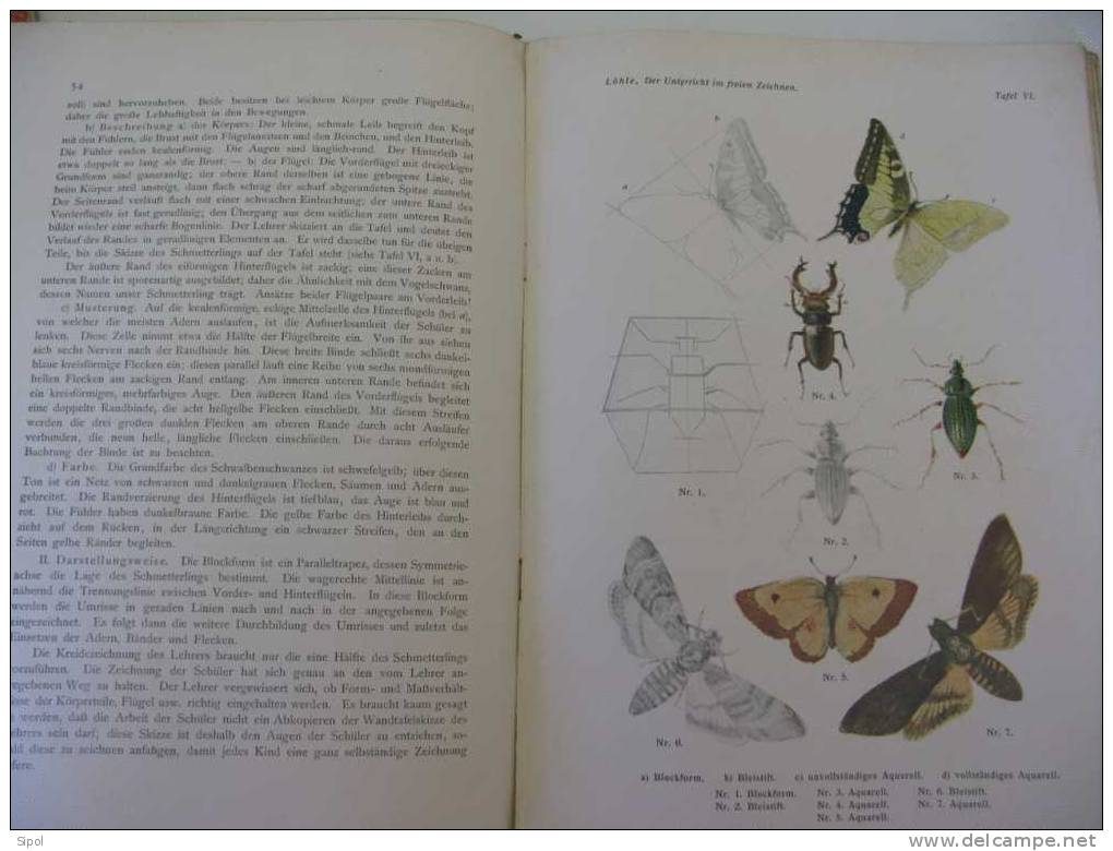 Löhle-Der Unterricht Im Freien Zeichnenvon P.Olinger& L.Buzon J.Boltzesche Buchhandlung Gebweiler ( Guebwiller )I/E - Grafik & Design