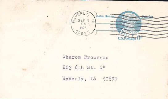 UX64 John Hanson - Sharon Brownson - Waverly Newspapers - Bremer County Independent - Waverly Democrat - 1961-80