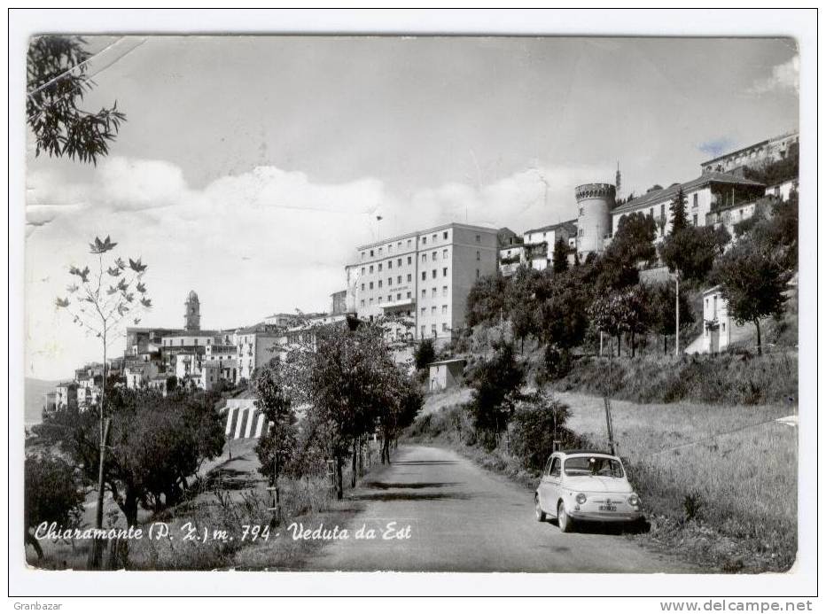 CHIARAMONTE, VEDUTA DA EST, B/N, VG 1960   **//** - Potenza