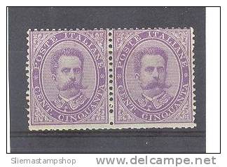 ITALY - 1879 UMBERTO PAIR - V2647 - Ongebruikt