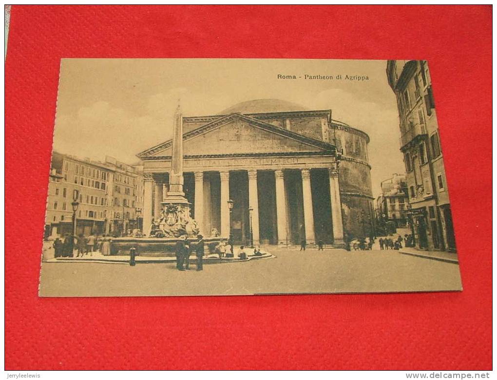 Roma -  Pantheon Di Agrippa - Pantheon