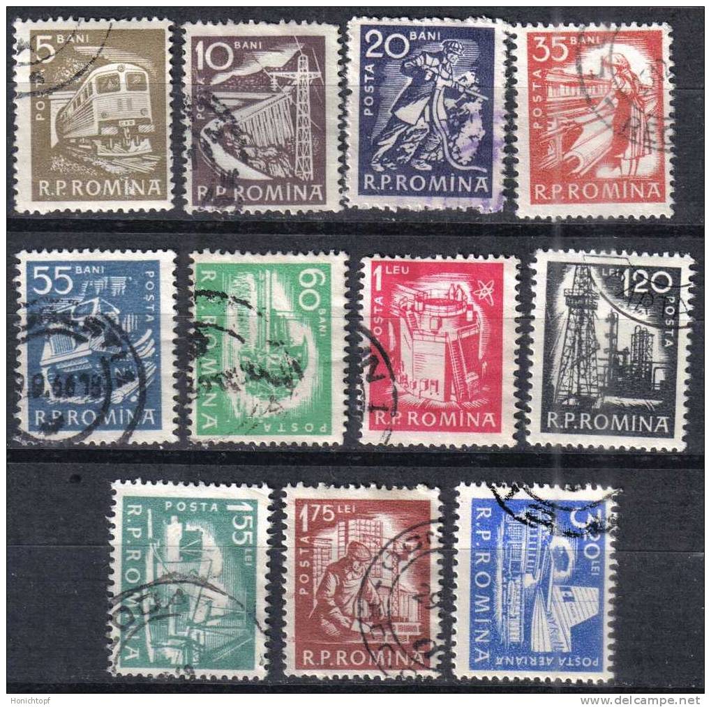 Rumänien; 1960; Michel 1869/89 O; Freimarken; Nur 11 Werte - Used Stamps