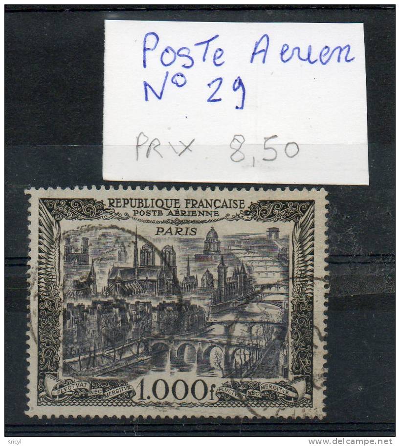 Poste Aerien  N 29 Oblitere - 1927-1959 Oblitérés