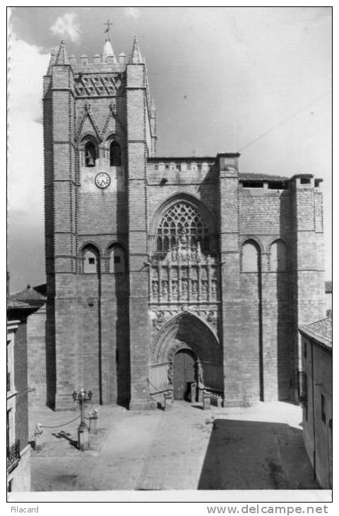 7863     Spagna  Avila  Basilica  De San  Vincente  Fachadas  Principal  De La Catedral   NV - Ávila