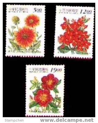 Taiwan 1998 Herbaceous Plants Flower Stamps Flora Plant - Ungebraucht