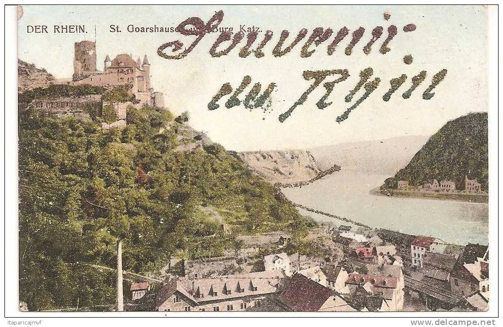 Allemagne : Souvenir  Du Rhin : St  Goarshaussen  Katz - St. Goar