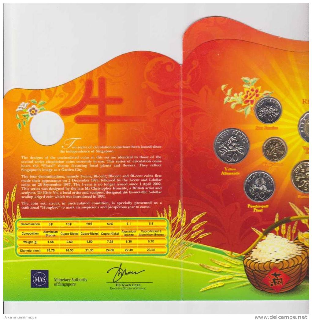 SINGAPUR  Oficial  Mint /Set  2.009  2009  SC/UNC    DL-9021 - Singapour