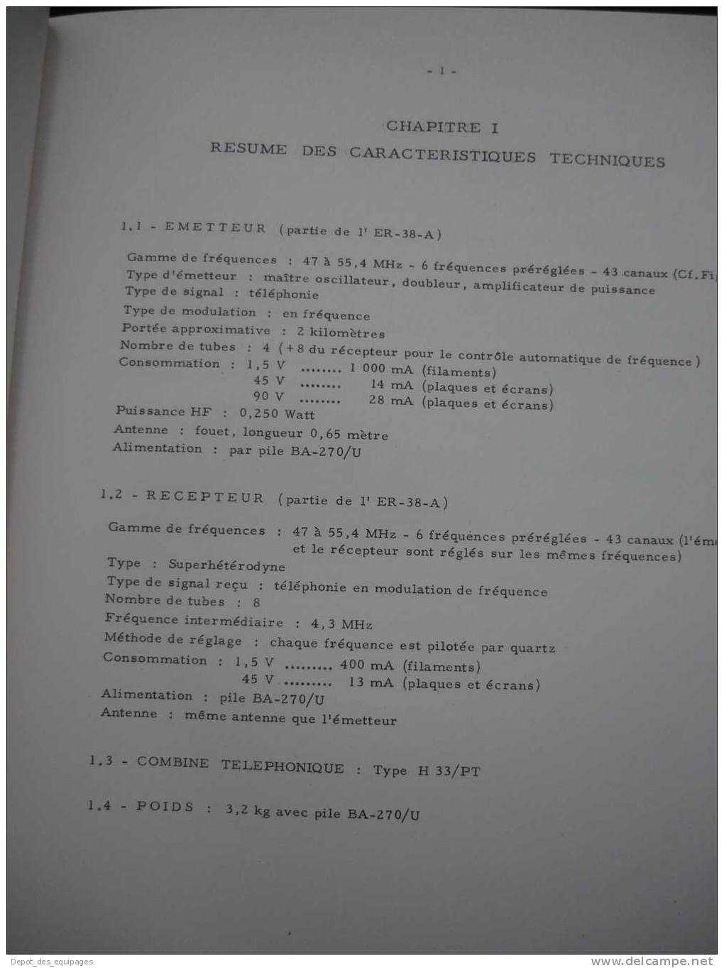 MANUEL POSTES RADIOS TR - PP - 8 - A   édition 1956 - Radios