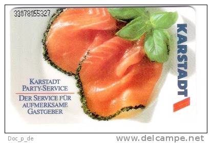 Germany - K753  07/93 - Karstadt - Lachs - Food - Lebensmittel - Private Chip Card - K-Series : Série Clients