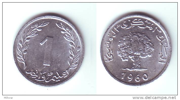 Tunisia 1 Millim 1960 - Tunisie