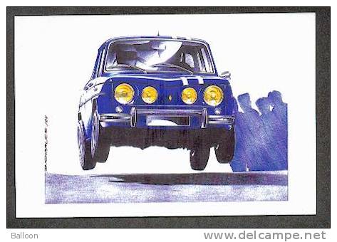 Carte Postale éditée Pour Les 40 Ans De La R8 Gordini - Rally Racing