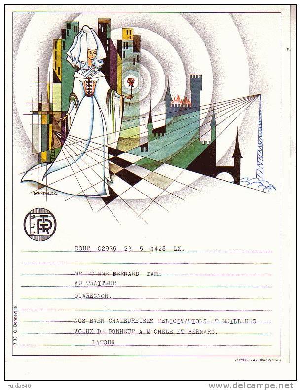 Superbe TELEGRAMME.  DOUR > QUAREGNON.  1972.   Royaume De Belgique - Administration Des Télégrammes Téléphones. - Autres & Non Classés