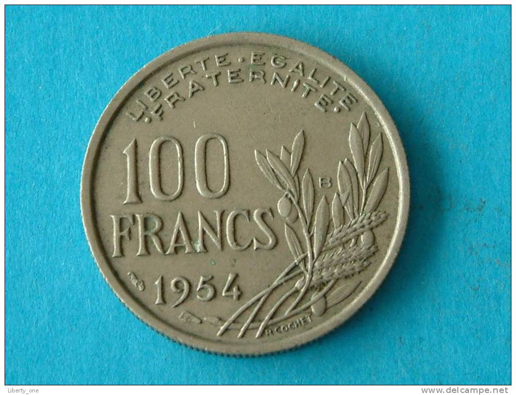 1954 - 100 FRANCS / KM 919.1 ( For Grade, Please See Photo ) !! - Autres & Non Classés