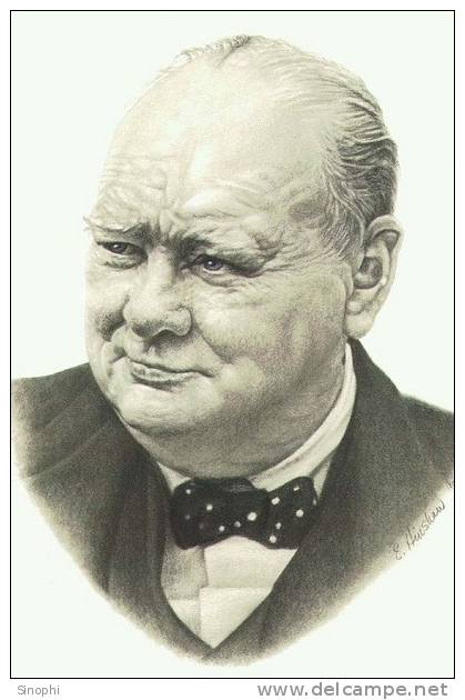 E-10zc/WC35^^   WW2 ,  Winston Churchill  , ( Postal Stationery , Articles Postaux ) - Sir Winston Churchill