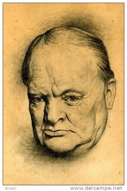 E-10zc/WC25^^   WW2 ,  Winston Churchill  , ( Postal Stationery , Articles Postaux ) - Sir Winston Churchill