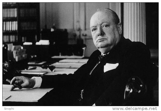 E-10zc/WC2^^   WW2 ,  Winston Churchill  , ( Postal Stationery , Articles Postaux ) - Sir Winston Churchill