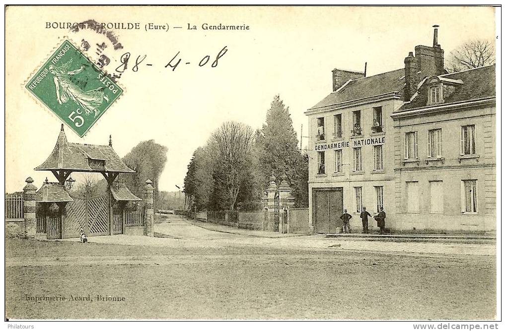 BOURGTHEROULDE  -  La Gendarmerie - Bourgtheroulde