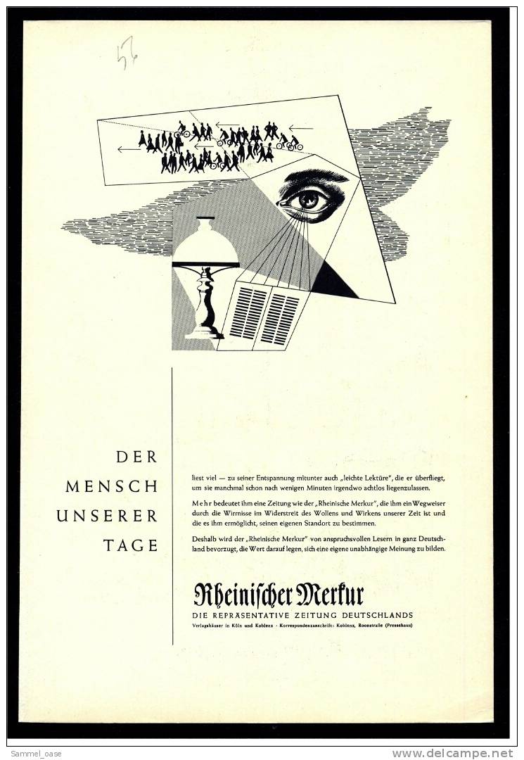 Reklame Werbeanzeige  ,  Asbach Uralt Gute Geister   ,  Von 1956 - Sonstige & Ohne Zuordnung