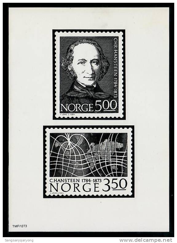 Photo Essay, Norway Sc839-40 Astronomer Christopher Hansteen - Astronomy