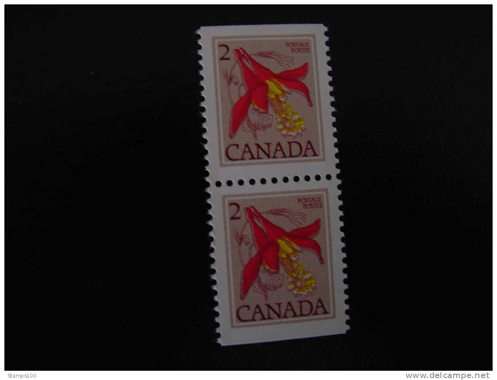 CANADA 1977  SC  707  SE TENANT  FROM BOOKLET  MNH **     (040209) - Single Stamps