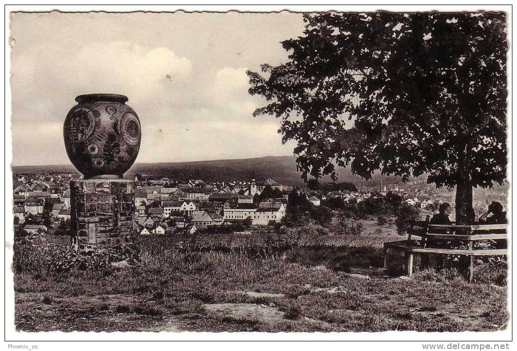 GERMANY - Höhr-Grenzhausen, General View, Damagrd Stamps - Hoehr-Grenzhausen