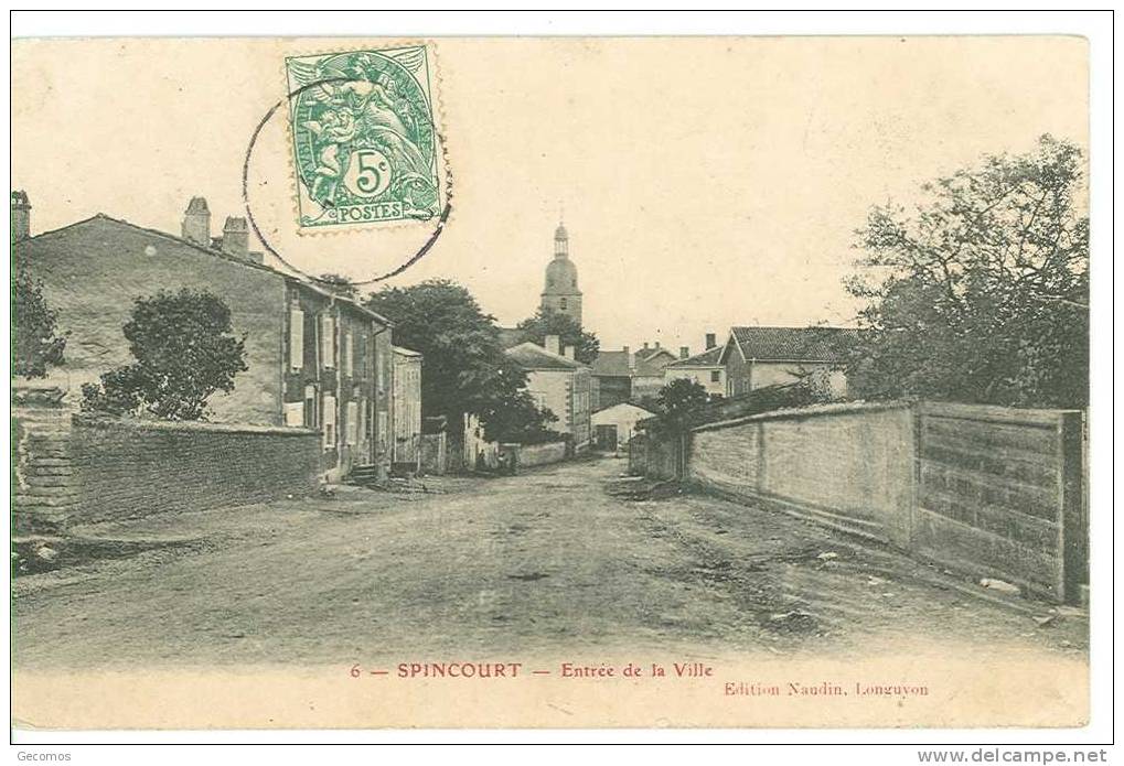 55 - SPINCOURT- Entrée De La Ville- - Spincourt