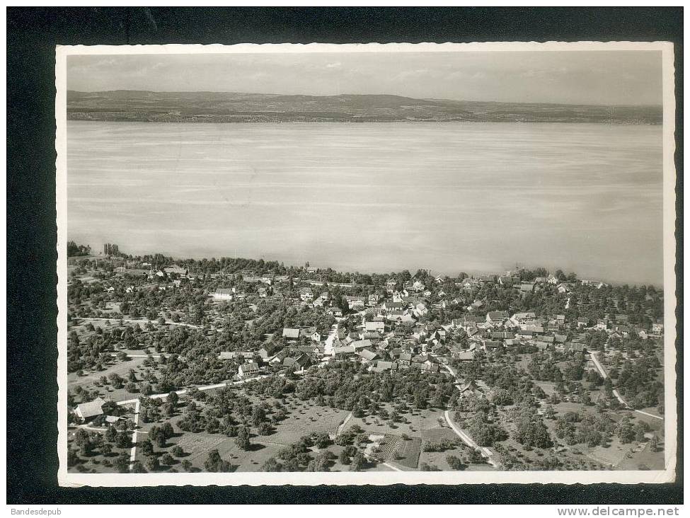 CPSM - Suisse TG- .UTTWIL Mit Bodensee - Flugaufnahme ( Vue Aérienne F 1277) - Uttwil