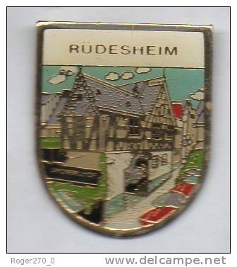 Blason De La Ville De Rüdescheim , Hesse , Allemagne , Germany - Villes