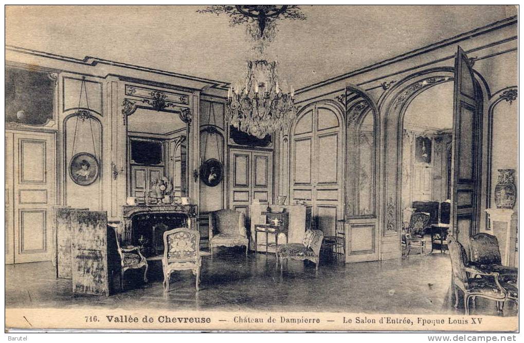 DAMPIERRE - Vallée De Chevreuse. Château De Dampierre. Le Salon D´Entrée, époque Louis XV - Dampierre En Yvelines