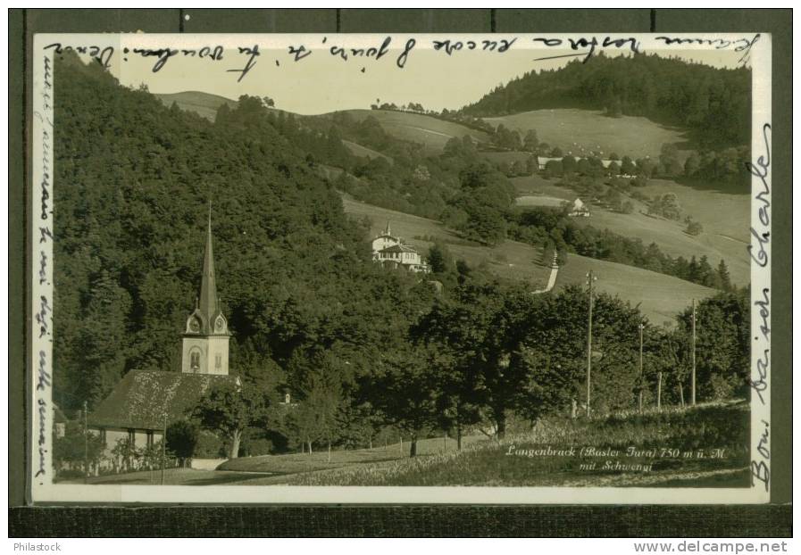 SUISSE CPA 1933 Langenbruck - Langenbruck